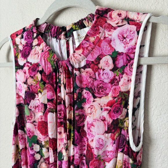 Kate Spade New York Rose Print Tie Back Dress - Picture 11 of 16